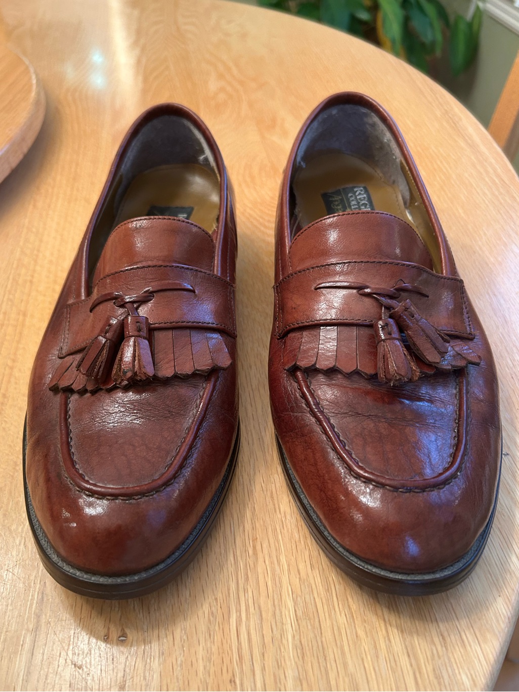 Angelo Cellini Brown Leather Tassel Dress Loafers Regency Collection Angelo Cellini Brown Leather Tassel Dress Loafers Regency Collection